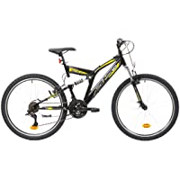 F.lli Schiano Bull Bicicleta Montaña- Mens- Negro-Amarillo- 26